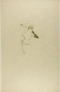 Yvette Guilbert, i Colombine ved Pierrot af Henri de Toulouse Lautrec