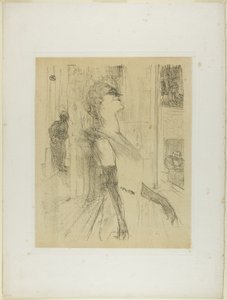 Yvette Guilbert på scenen, fra Yvette Guilbert af Henri de Toulouse Lautrec