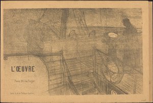 Prospekt Program for arbejdet af Henri de Toulouse Lautrec, Félix Vallotton, Antonio