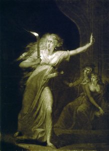 Lady Macbeth, Akt, 5. scene 1, hvorfor er det så på tide at gøre det. malet efter H. Fuseli af Henry (1741 1825) (after) Fuseli