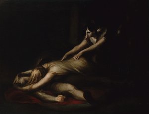 Kriemhilds smerte af Johann Heinrich Füssli