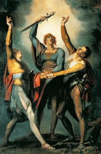 De tre konfødererede under Rutli-eden af Johann Heinrich Füssli