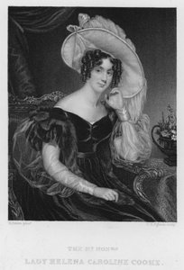 Lady Helena Caroline Cooke (gravering) af Henry (after) Collen