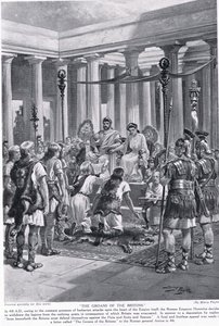 The Groans of the Britons, illustration fra 