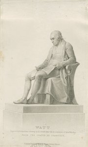Handsworth - Monument of James Watt: stipple gravering, og [?19. århundrede] (tryk) af Henry Adlard