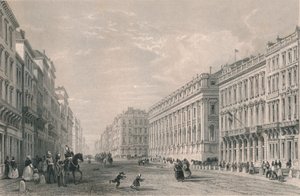 Rue du Chapeau Rouge, Bordeaux, midten af ​​det 19. århundrede.