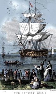 Fangeskibet, c1820.