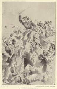 Slaget ved Palm Hangover (litho) af Henry Alexander (after) Ogden