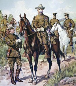 Field Service Uniforms of the U.S. Army 1902-07 (farve litho)