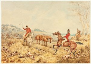 Jagt-scene af Henry Alken