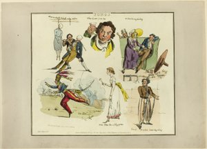 Plade fra illustrationer til populære sange