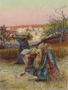 Skurer i marken (farve litho) af Henry Andrew Harper