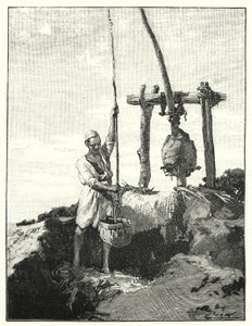 Metode til at trække vand i øst (litho) af Henry Andrew Harper