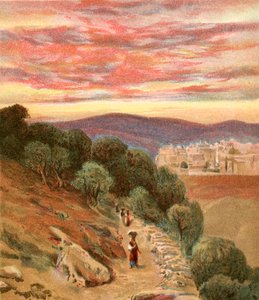 Oliebjerget og Jerusalem af Henry Andrew Harper