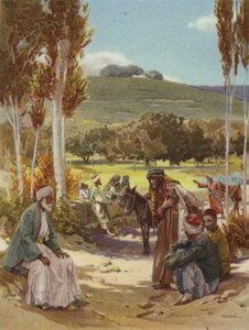 Hilsener i øst (farve litho) af Henry Andrew Harper