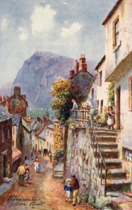 Fore Street, Ilfracombe (farvelitografi)