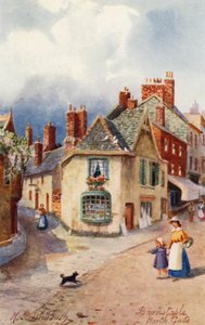 North Gate, Barnstaple (farvelitografi) af Henry B. (after) Wimbush