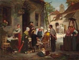 Et nyt skilt til den gamle kro, 1870
