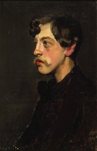 Portræt af digteren Camille Mauclair 1872-1945, ca. 1895.