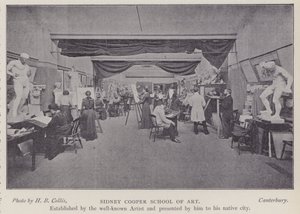 Sidney Cooper School of Art, Canterbury, Kent (s/h-billede) af Henry Beauchamp Collis
