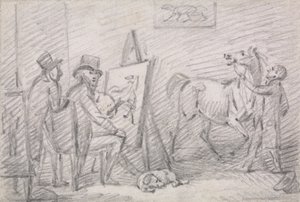 Kunstnerstudiet af Henry Bernard Chalon