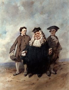 Dommeren og sagsøgerne, 1866.