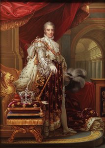 Charles X 1757-1836, konge af Frankrig, efter Gérard, 1829.