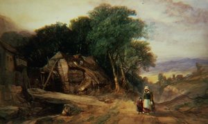 On the Borders of Dartmoor, ca. 1840 (akvarel på papir)