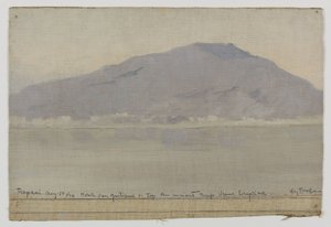 Trapani, Monte San Giuliano (Sicilien), i 1899 (olie på lærred)