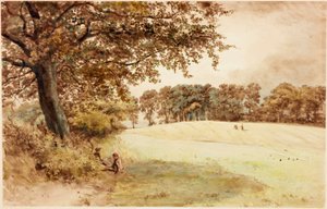 Benwell Hill Top (kropsfarve) af Henry Burdon Richardson