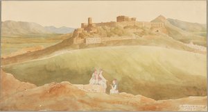 Udsigt over Akropolis, Athen, Grækenland af Henry Byam Martin