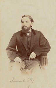 Carte-de-visite portræt af Samuel Ely, 1862-1869. af Henry C. Phillips