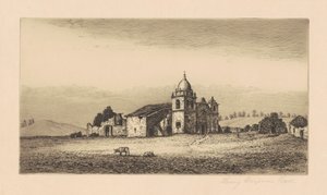 Mission San Carlos Borromeo af Henry Chapman Ford