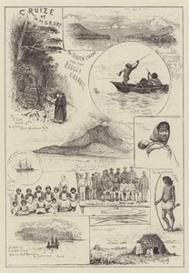 Krydstogt med HMS Ruby til Staten Island og Beaglekanalen af Henry Charles Seppings Wright