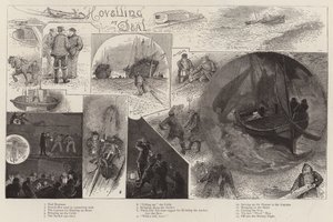 Hovelling ved Deal af Henry Charles Seppings Wright