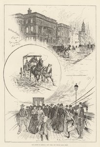 Vores kunstner i Amerika, New York City People going Home af Henry Charles Seppings Wright