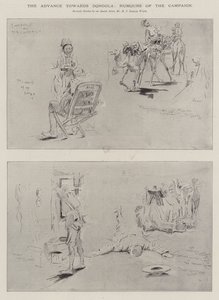 Fremrykningen mod Dongola, kampagnens humør af Henry Charles Seppings Wright