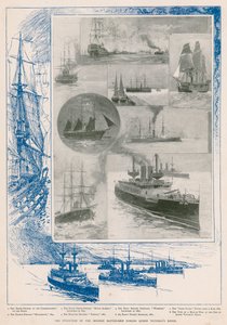 Royal Navy i den victorianske æra: slagskibets udvikling under dronningens regeringstid (fotogravure)
