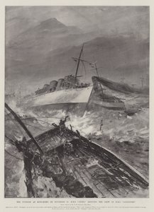 Tyfonen i Hong-Kong den 10. november, HMS Otter reddede besætningen på HMS Sandpiper