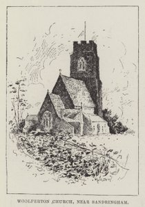 Woolferton Church, nær Sandringham af Henry Charles Seppings Wright