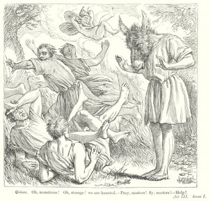 En skærsommernatsdrøm (kobberstik) af Henry Courtney (after) Selous