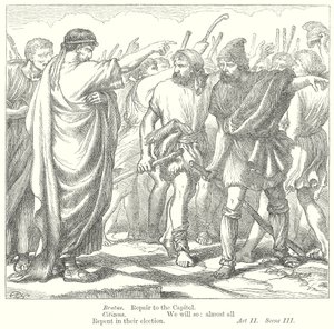 Coriolanus (kobberstik) af Henry Courtney (after) Selous