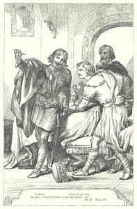 Cymbeline (kobberstik) af Henry Courtney (after) Selous