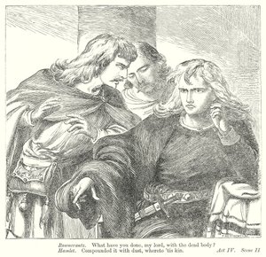 Hamlet (kobberstik) af Henry Courtney (after) Selous