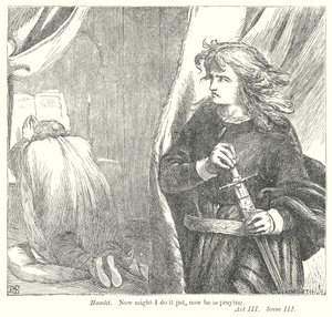 Hamlet (kobberstik) af Henry Courtney (after) Selous