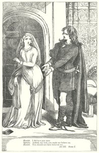 Hamlet (kobberstik) af Henry Courtney (after) Selous