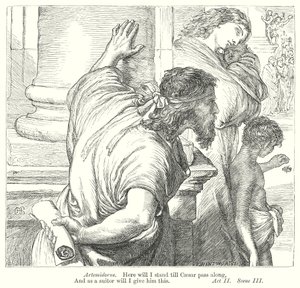 Julius Cæsar (kobberstik) af Henry Courtney (after) Selous