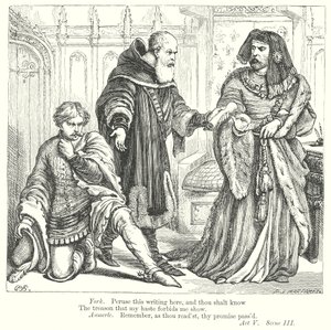 Kong Richard II (kobberstik) af Henry Courtney (after) Selous