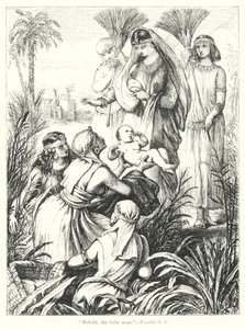 Fundet af Moses (gravering)