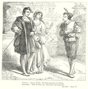 Købmanden i Venedig (kobberstik) af Henry Courtney (after) Selous